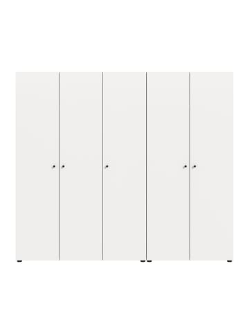 ebuy24 Kleiderschrank Darwin Weiß 200 x 51 cm