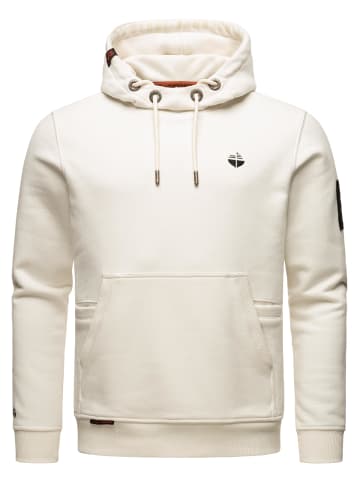 STONE HARBOUR Hoodie Ty Trey in Wool White