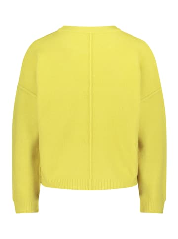 BETTY & CO Strickpullover mit Rundhalsausschnitt in Neon Yellow