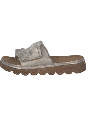 rieker Plateau-Pantoletten in muschel