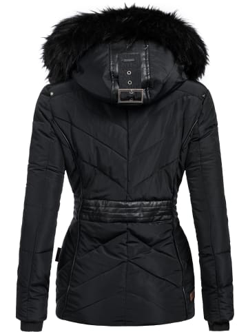 Marikoo Steppjacke Vanilla in Schwarz