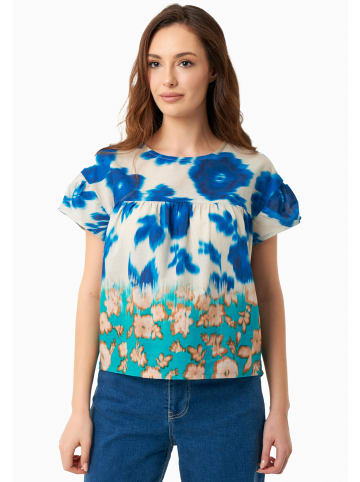 Organication Bluse "WOR19206" in Verschwommene Blumen