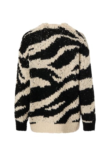 BETTY & CO Strickhülle in beige schwarz - 0001