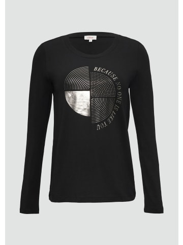 s.Oliver T-Shirt in 99D0_schwarz