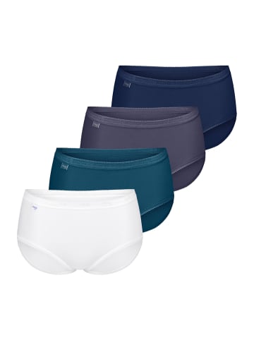 Sloggi Midislip Originals Basic in WHITE/BLUE