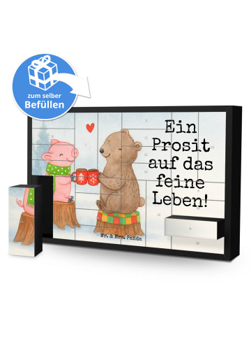 Mr. & Mrs. Panda Adventskalender Glühschwein Sause Design mit Sp... in Weiß