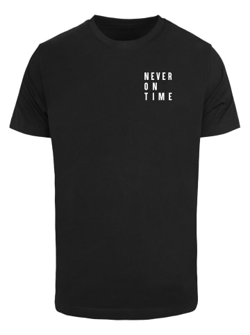 Mister Tee Mister Tee Herren Never On Time Tee in black