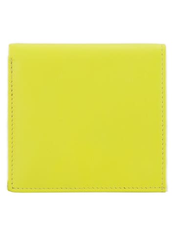 DuDu Geldbörse Leder 9,5 cm in citrus yellow