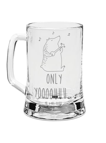 Mr. & Mrs. Panda Krug Bär Gitarre mit Spruch in Transparent