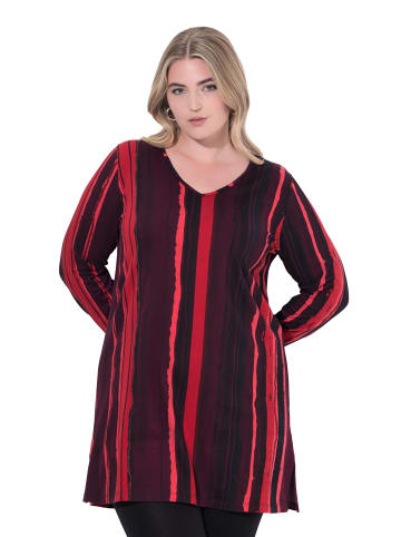 Ulla Popken Longshirt in rubinrot