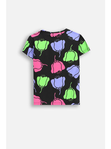 Coccodrillo T-Shirt mit kurzem Ärmel in schwarz