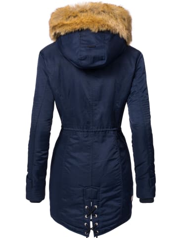 Navahoo Wintermantel La Viva in Blau