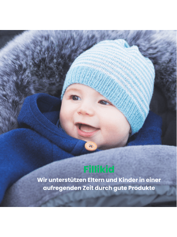 fillikid Winterfußsack Pamir Exklusiv in Bordeaux