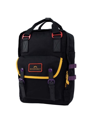 Doughnut Macaroon Happy Camper 16 - Rucksack 38 cm (black) in schwarz