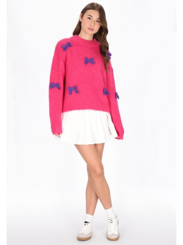 myMo Sweater in fuchsia