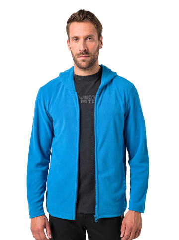 JP1880 Sweatjacke in mittelblau