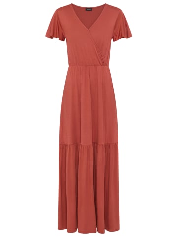 Maxikleid in rostrot