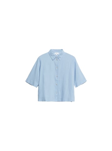 S.OLIVER RED LABEL Halbarmbluse in Blau