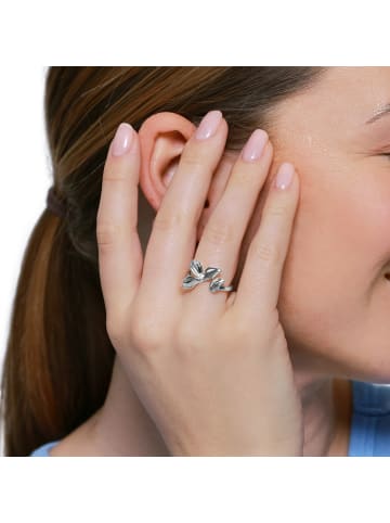 Steel_Art OneSize Ring Damen Zlata silberfarben poliert in silberfarben poliert
