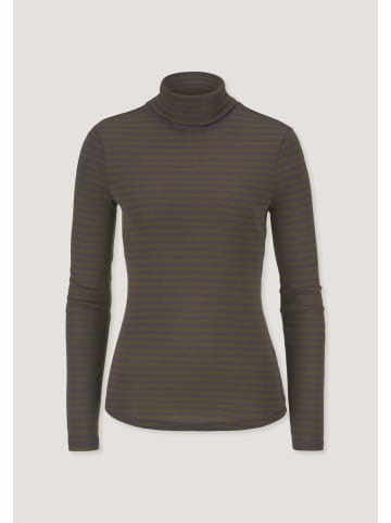 Hessnatur Streifen Softrib in vintage oliv