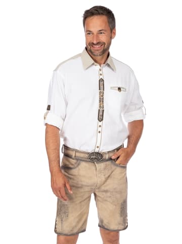 Gwandler Lederhose JONAS-gespeckt in natur