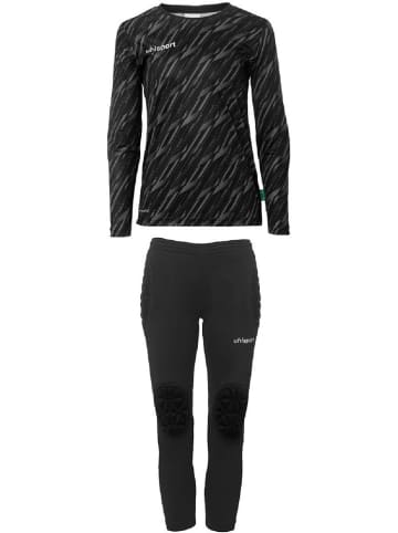 uhlsport  Trainingsanzug "Progressive Torwart Set Junior" in Schwarz