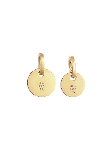 Elli Schmuckset 925 Sterling Silber Kreis in Gold