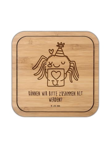 Mr. & Mrs. Panda Untersetzer quadratisch Spinne Agathe Brief mit... in Transparent