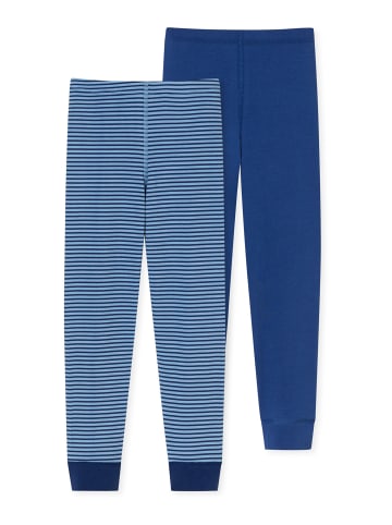 Schiesser Lange Unterhose 95/5 Organic Cotton in Blau