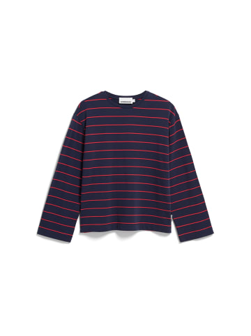 armedangels Marynaa Langarmshirt in marine rot