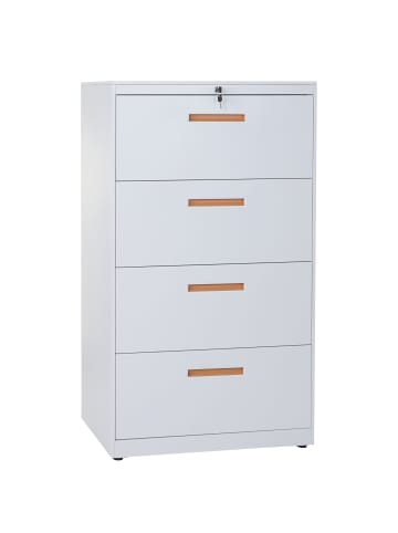 MCW Hängeregisterschrank A10, 132x76x46cm weiß