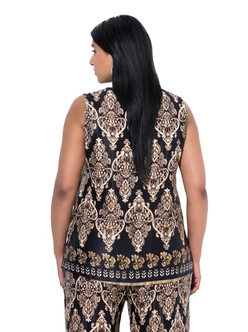 Ulla Popken Blusentop in schwarz