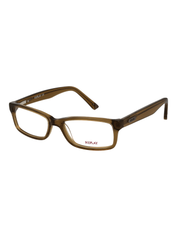 Replay Herren Optische Fassungen Rechteck Oliv