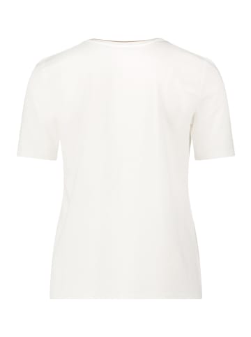 Betty Barclay Basic Shirt mit Placement in Patch Cream/Silver