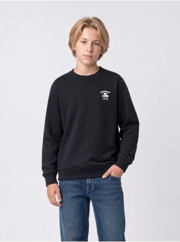 Petrol Industries Sweatshirt mit Grafik-Print steelhill in Schwarz