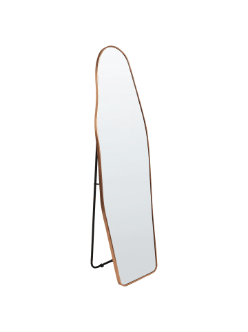 Beliani Standspiegel LARCHE in Gold - (W) 50 x (H) 160 x (L) 3 cm