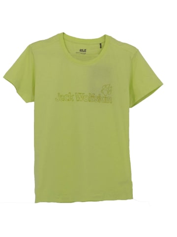 Jack Wolfskin Shirt New Logo Baumwolle in Gelb