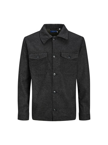 Jack & Jones Langarm FreizeitHemd für Herren in schwarz