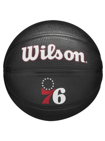 Wilson Wilson Team Tribute Philadelphia 76ers Mini Ball in Schwarz