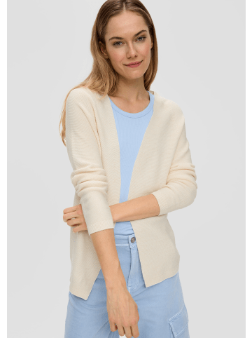 s.Oliver Strickjacke langarm in Creme