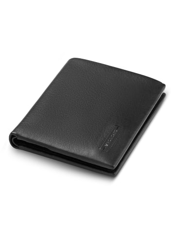 Roncato Detroit Geldbörse RFID Schutz Leder 8 cm in nero