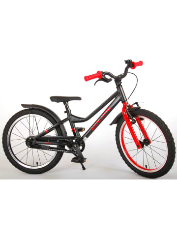 Volare Kinderfahrrad Blaster Fahrrad für Jungen 18 Zoll Kinderrad Schwarz Rot 4 Jahre