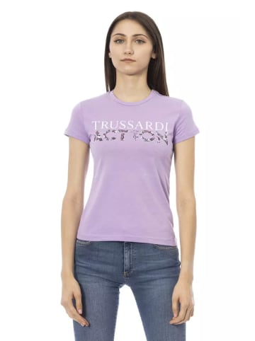 Trussardi Action Lila Baumwolle Damen T-Shirt