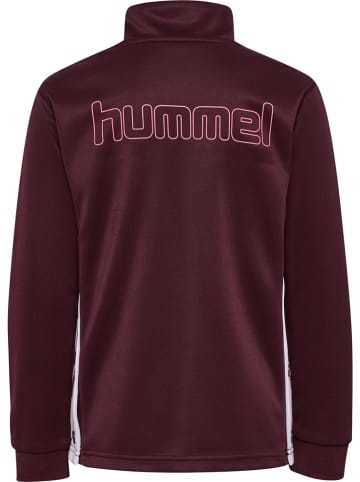 Hummel Kinder Trainingsjacke "Chevron Zip Jacket" in Rot