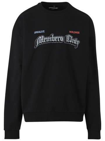 Mister Tee Mister Tee Only Members Oversize Crewneck in black