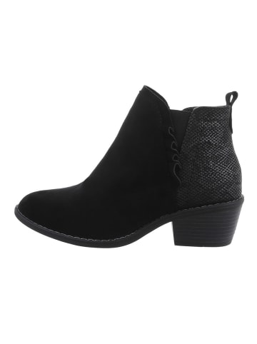 Ital-Design Stiefelette in Schwarz