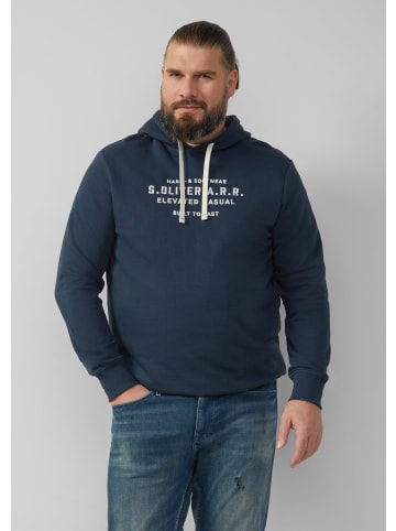 s.Oliver Sweatshirt in 58D1_tiefblau
