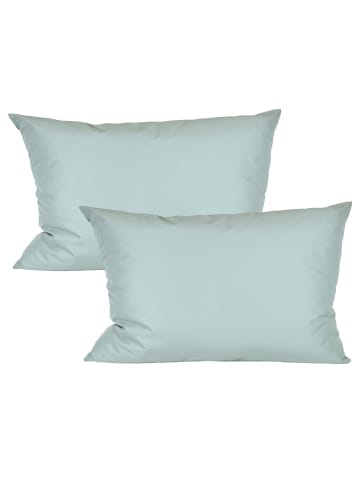 JACK 2er Set Outdoor Kissenhülle 40x60cm Uni in Silber