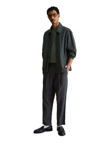 Marc O'Polo DENIM Seersucker-Overshirt in Peppercorn Grey
