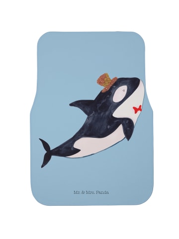 Mr. & Mrs. Panda Automatte Orca Zylinder ohne Spruch in Blau Pastell